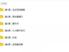 中国把妹方法2 系统泡妞课程教学