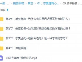 脱单秘笈:别在该恋爱的年纪,孤身一人