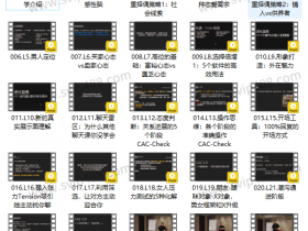 昊哥情感《进化蓝图训练营》视频课程