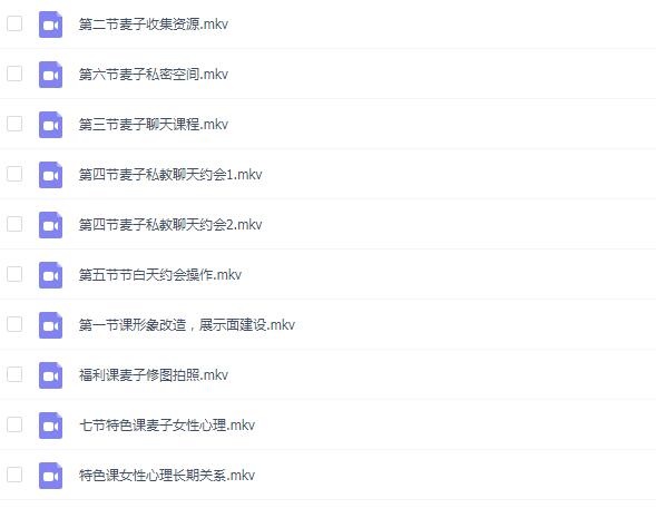 麦子《私教课》百度网盘下载