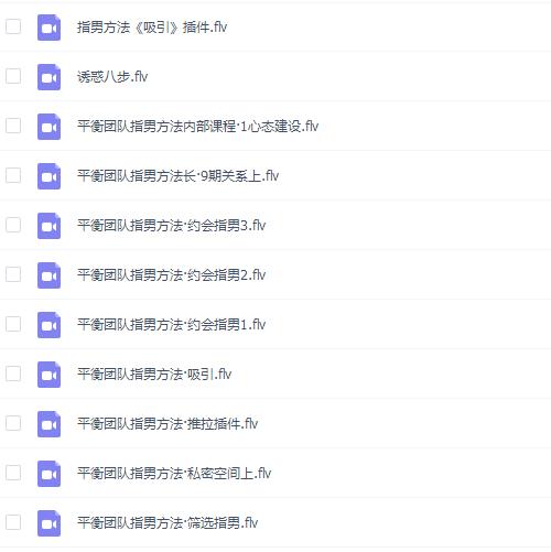 平衡团队 内部视频课程