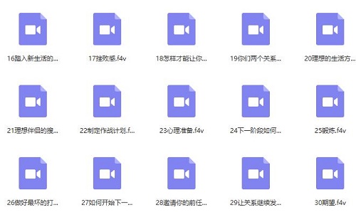 挽回爱情 蜕变高级音频课程