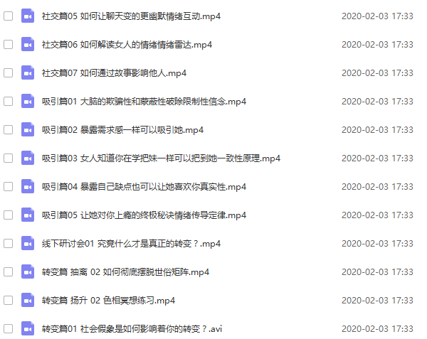 柯李思Chris团队课程合集