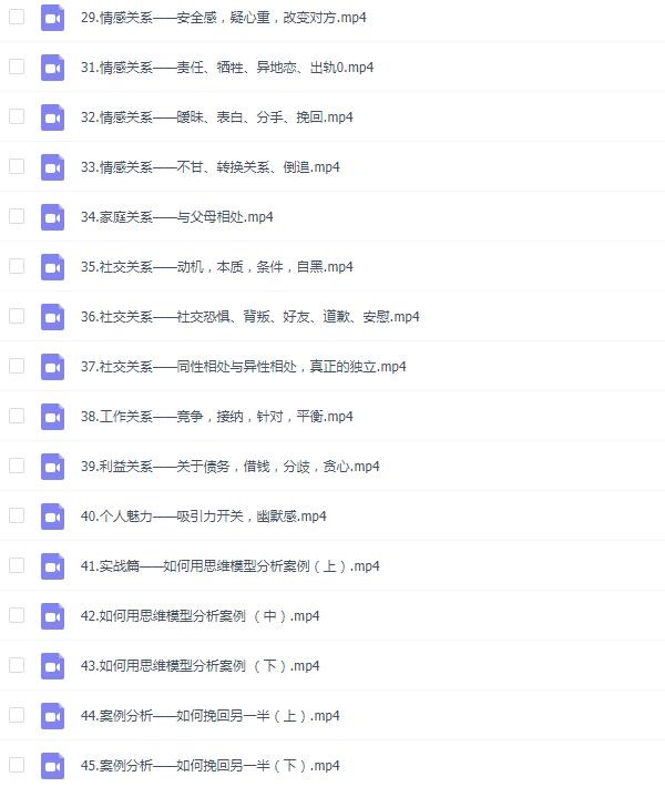 老吴《高级情商私教课》完整版