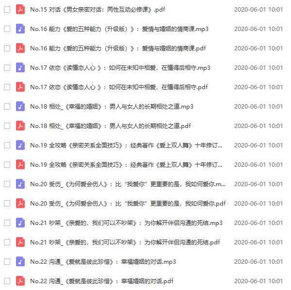 史上最全婚恋指南：如何发现&升级&搞定你的人生伴侣，听这些书就够了！