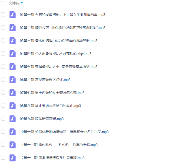 形象改造《精英气质私房课》完整版