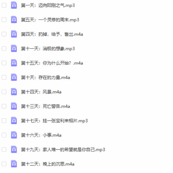 红药丸《男子气概31天》完整音频课