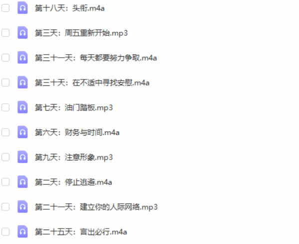 红药丸《男子气概31天》完整音频课