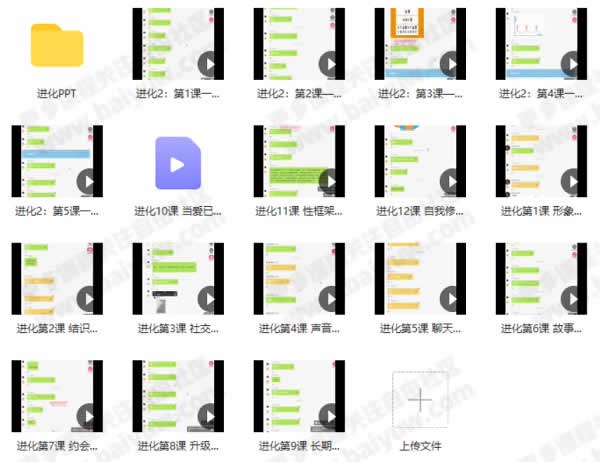 偷先生《进化》视频课程