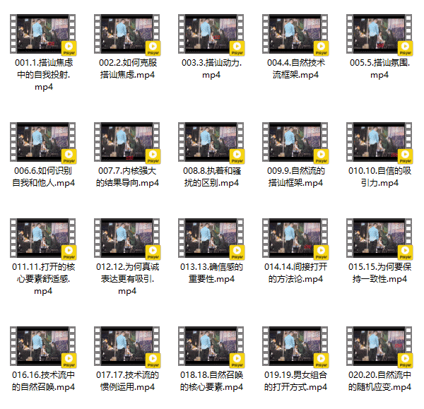 瑞恩Ryan《搭訕大師》大师版视频资源