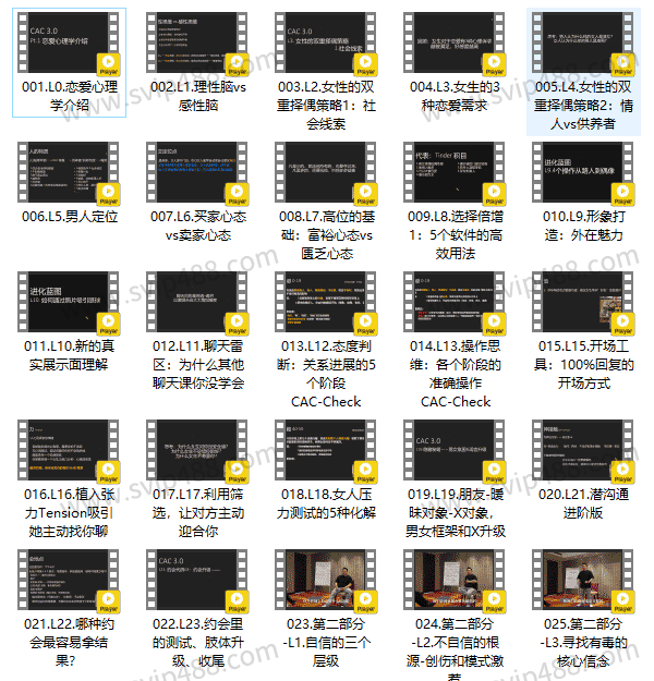昊哥情感《进化蓝图训练营》视频课程