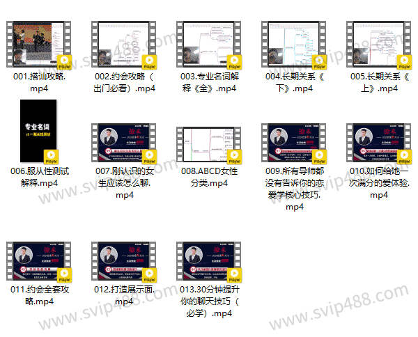魅男《撩术》视频课程
